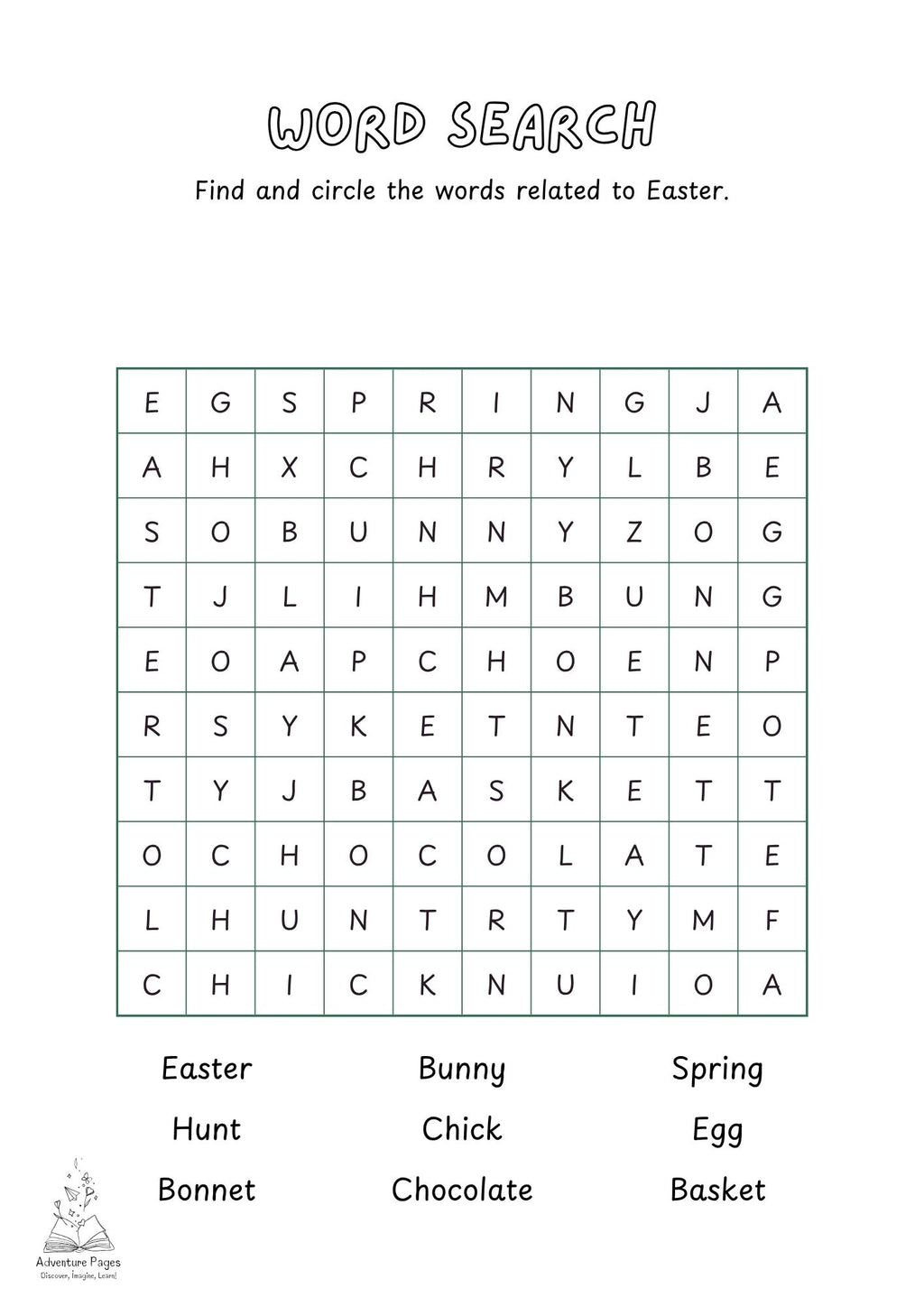 Easter Activity Pack For Kids | FREE