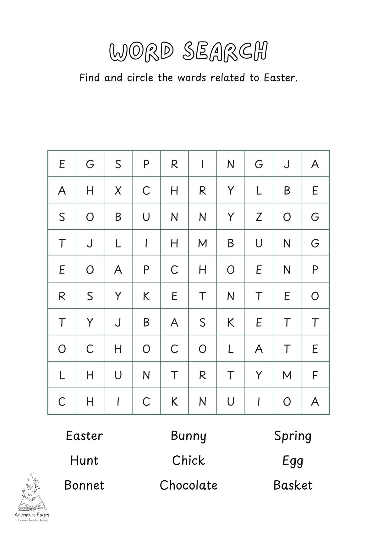 Easter Activity Pack For Kids | FREE