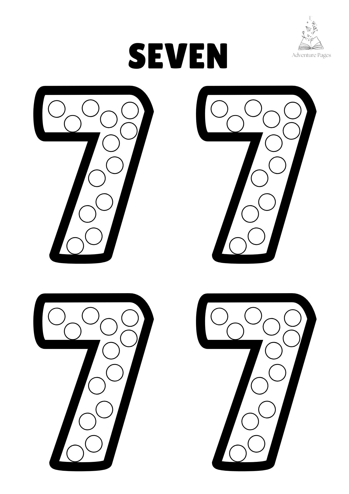Dot Marker - Numbers