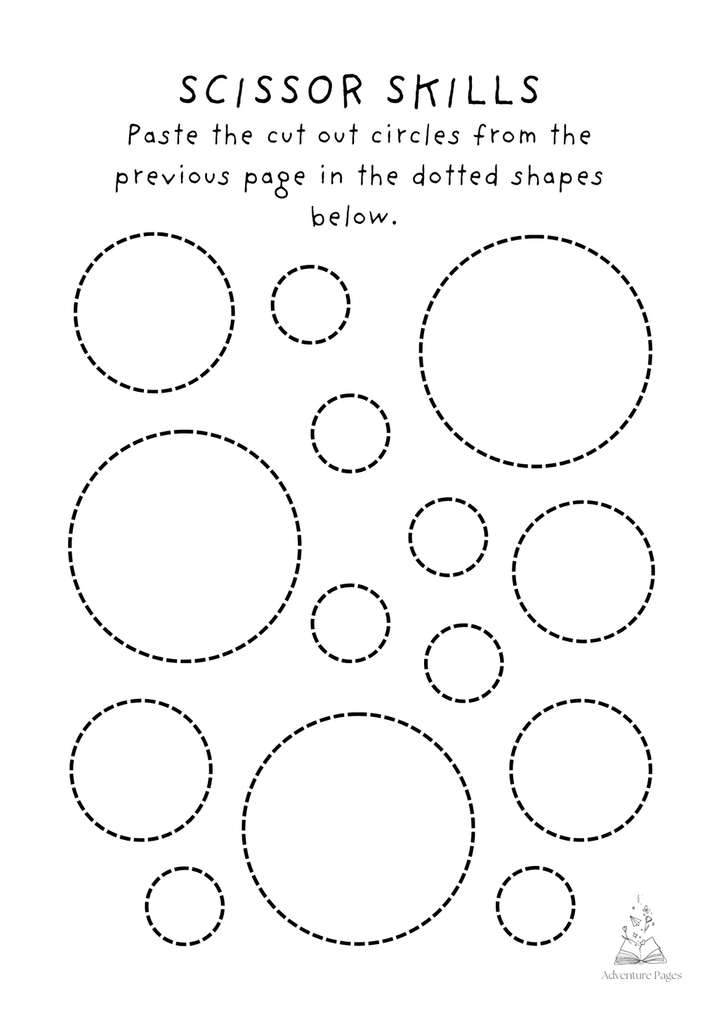 Scissor Skills - Shapes