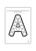 Dot Marker - Alphabet