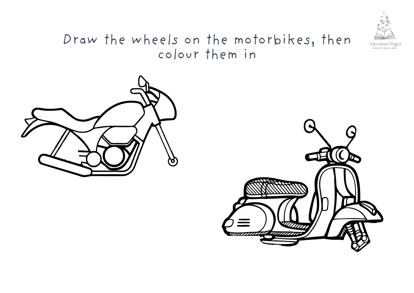 Road Trip Activity Pages