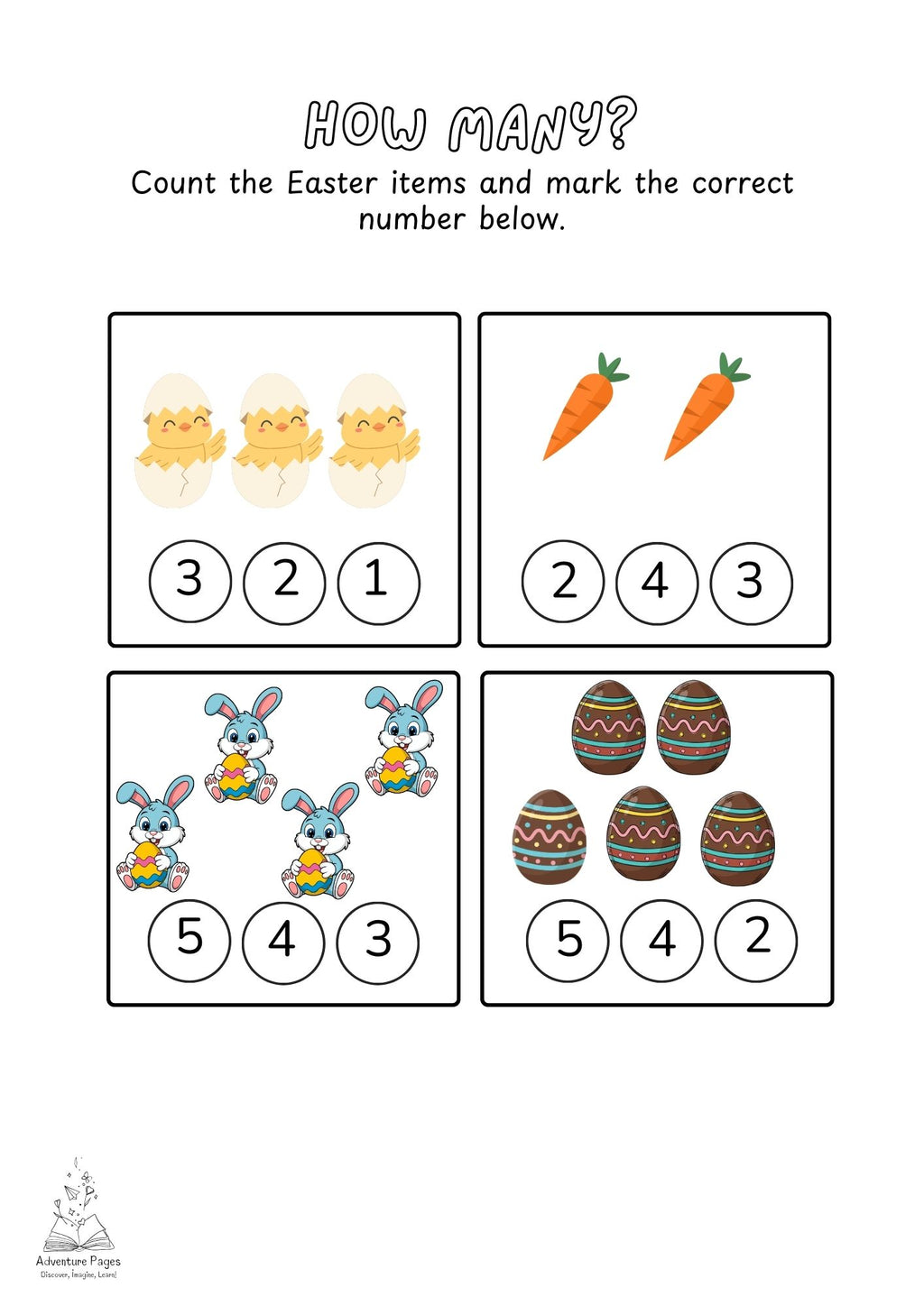 Easter Activity Pack For Kids | FREE