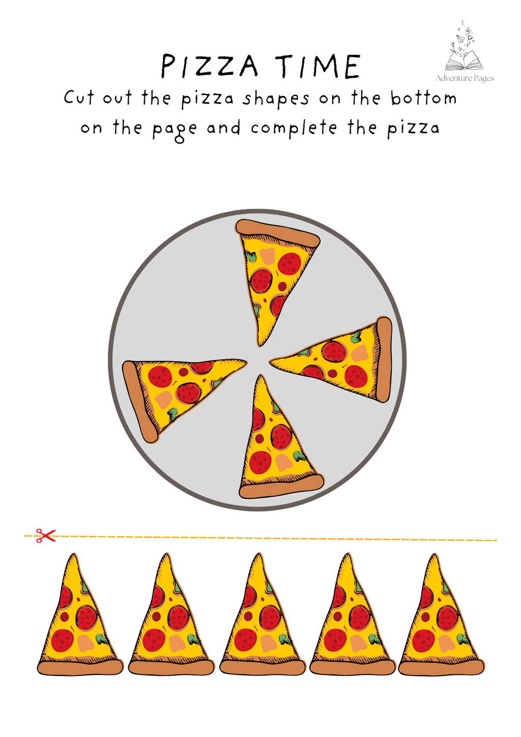 Scissor Skills - Shapes