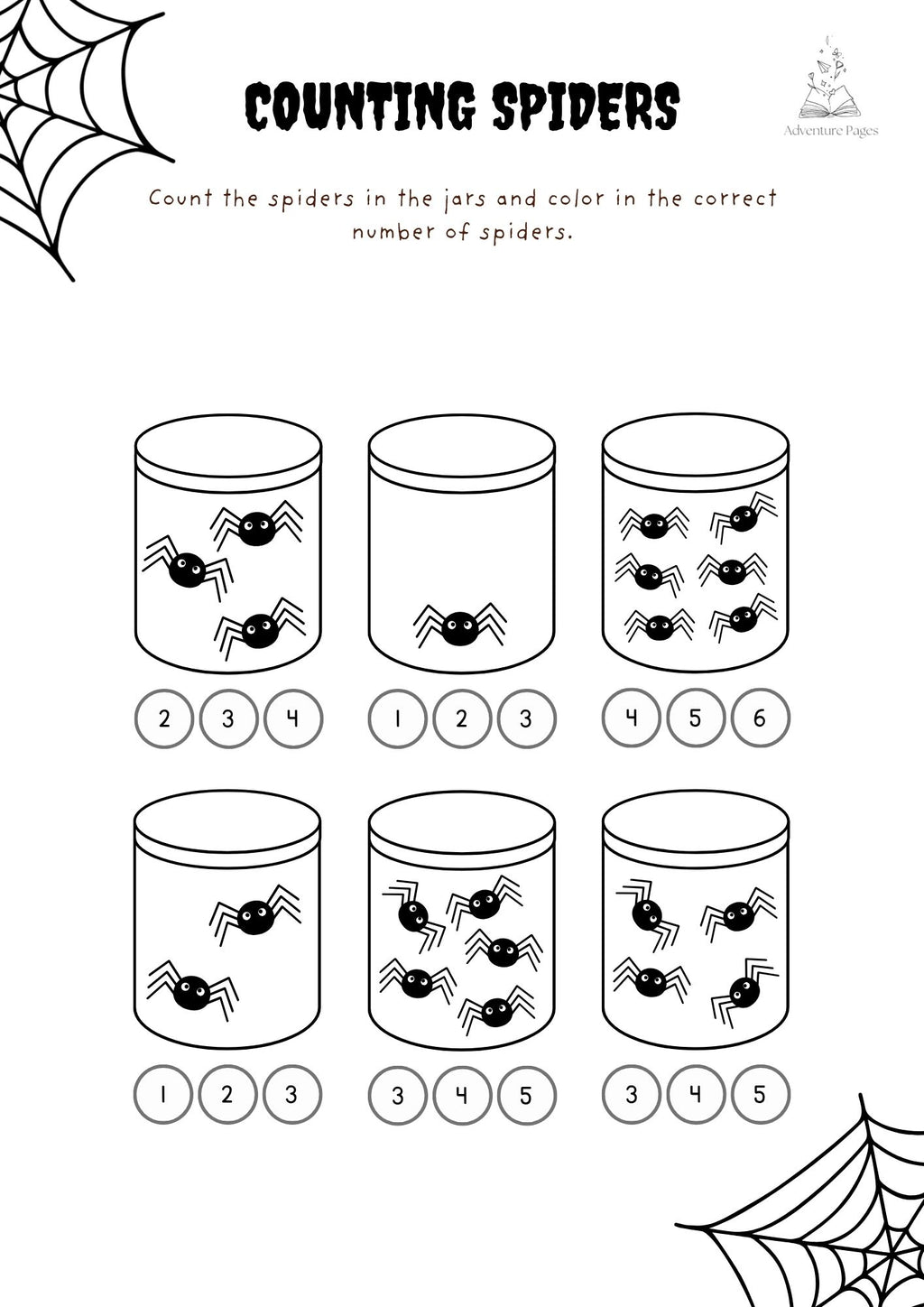 Halloween Activity Pages