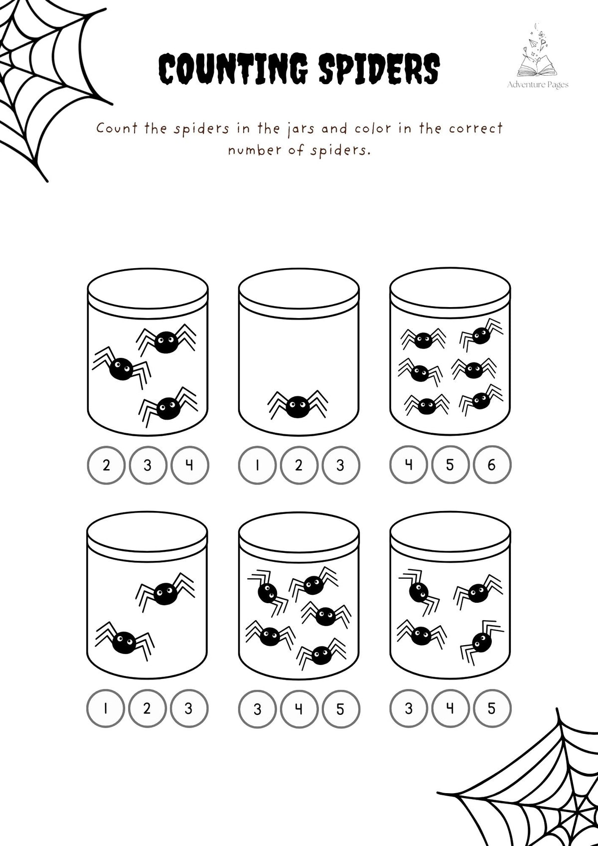 Halloween Activity Pages