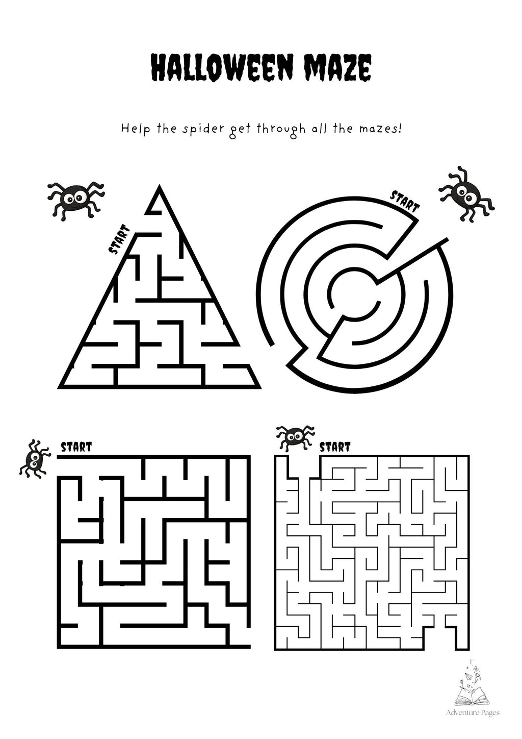 Halloween Activity Pages
