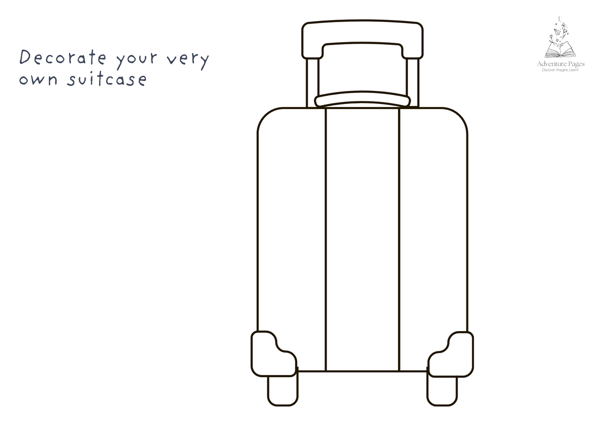Plane Trip Activity Pages