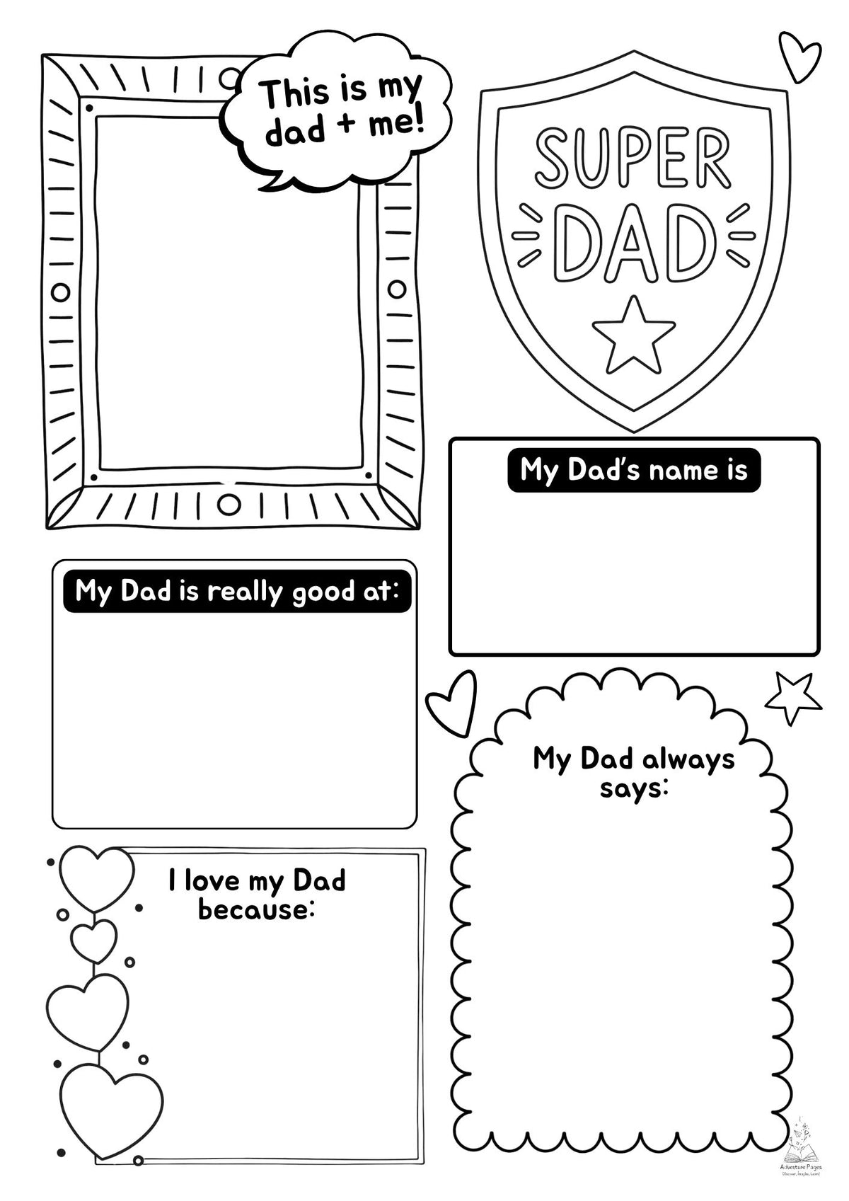 Father's Day "About My Dad" Printable | FREE