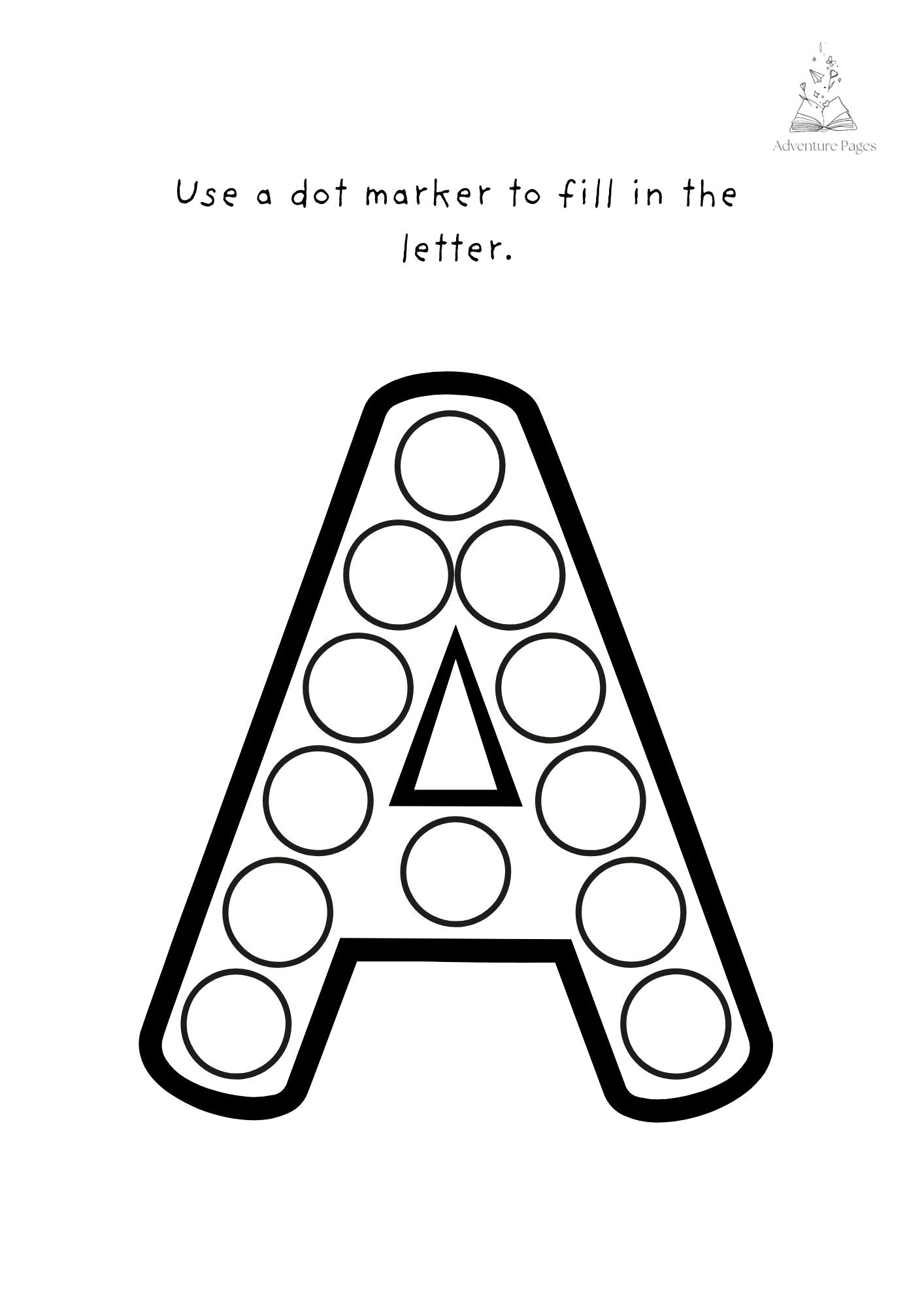 Dot Marker - Alphabet