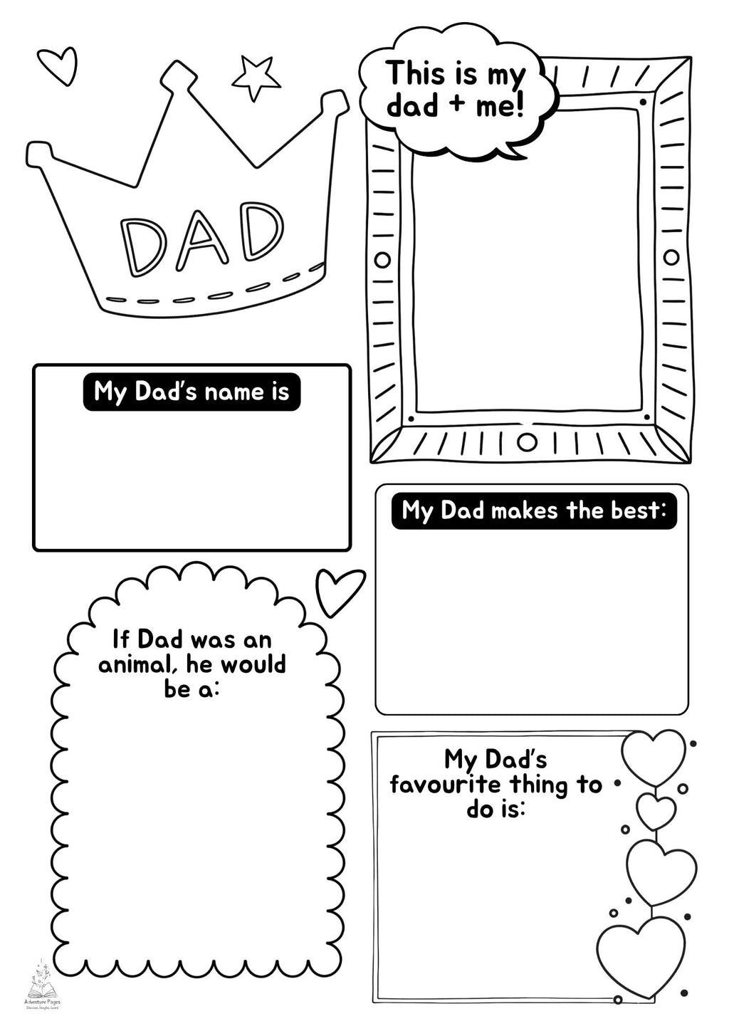 Father's Day "About My Dad" Printable | FREE