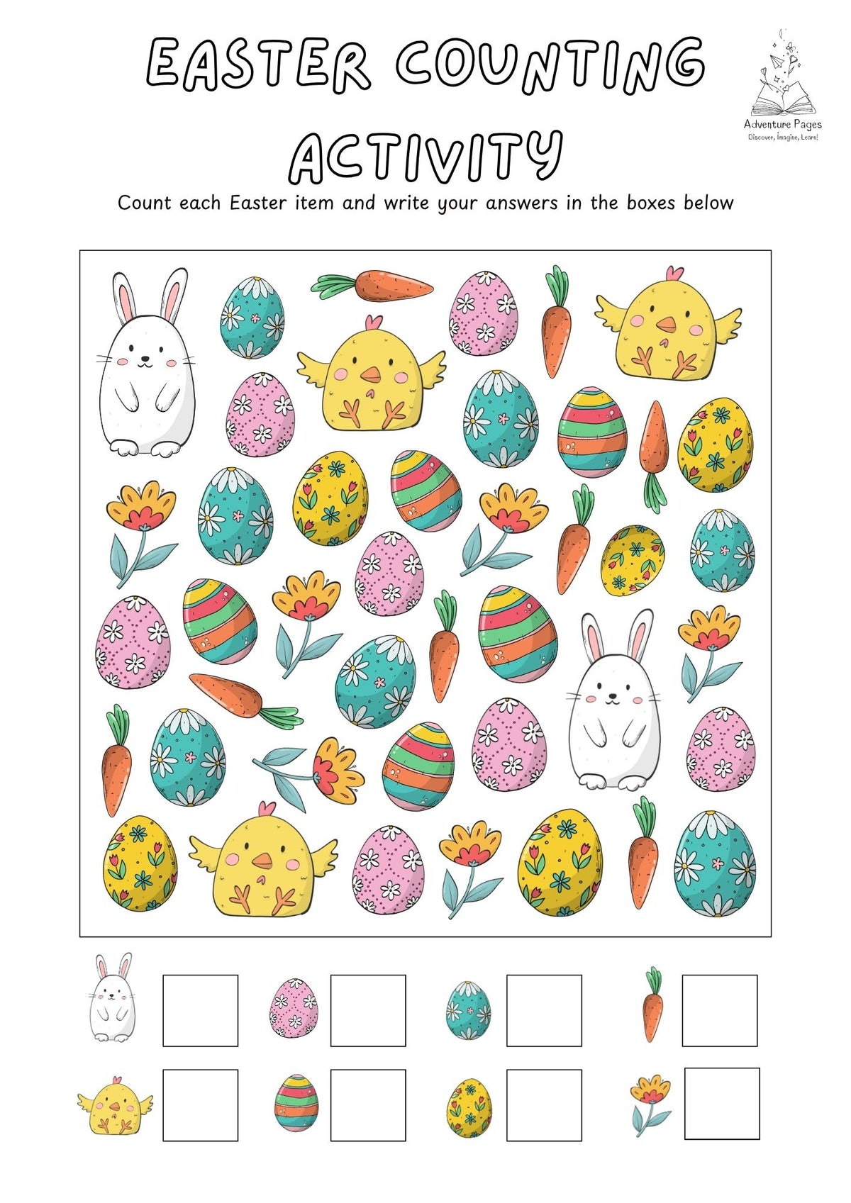 Easter Activity Pack For Kids | FREE