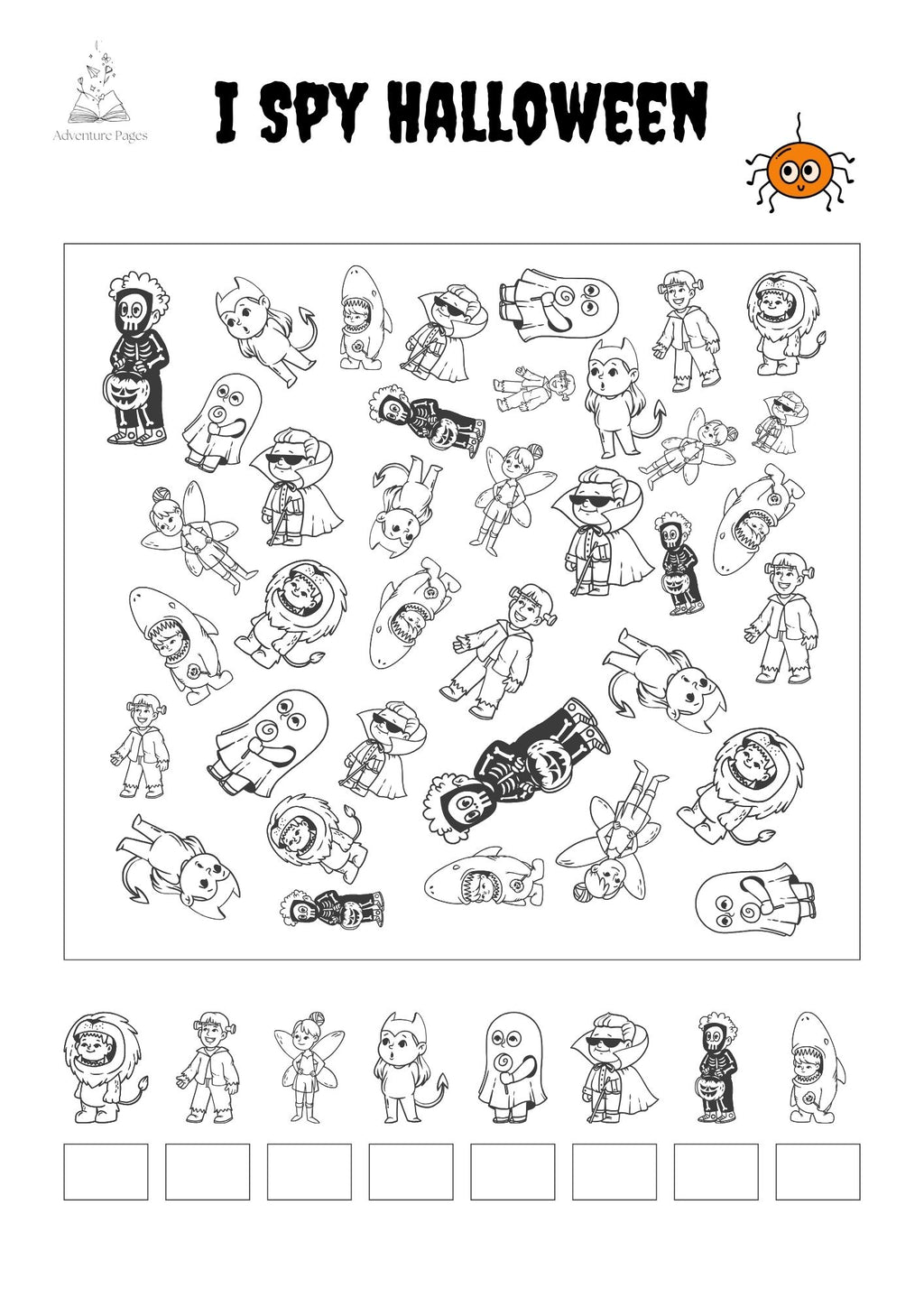 Halloween Activity Pages