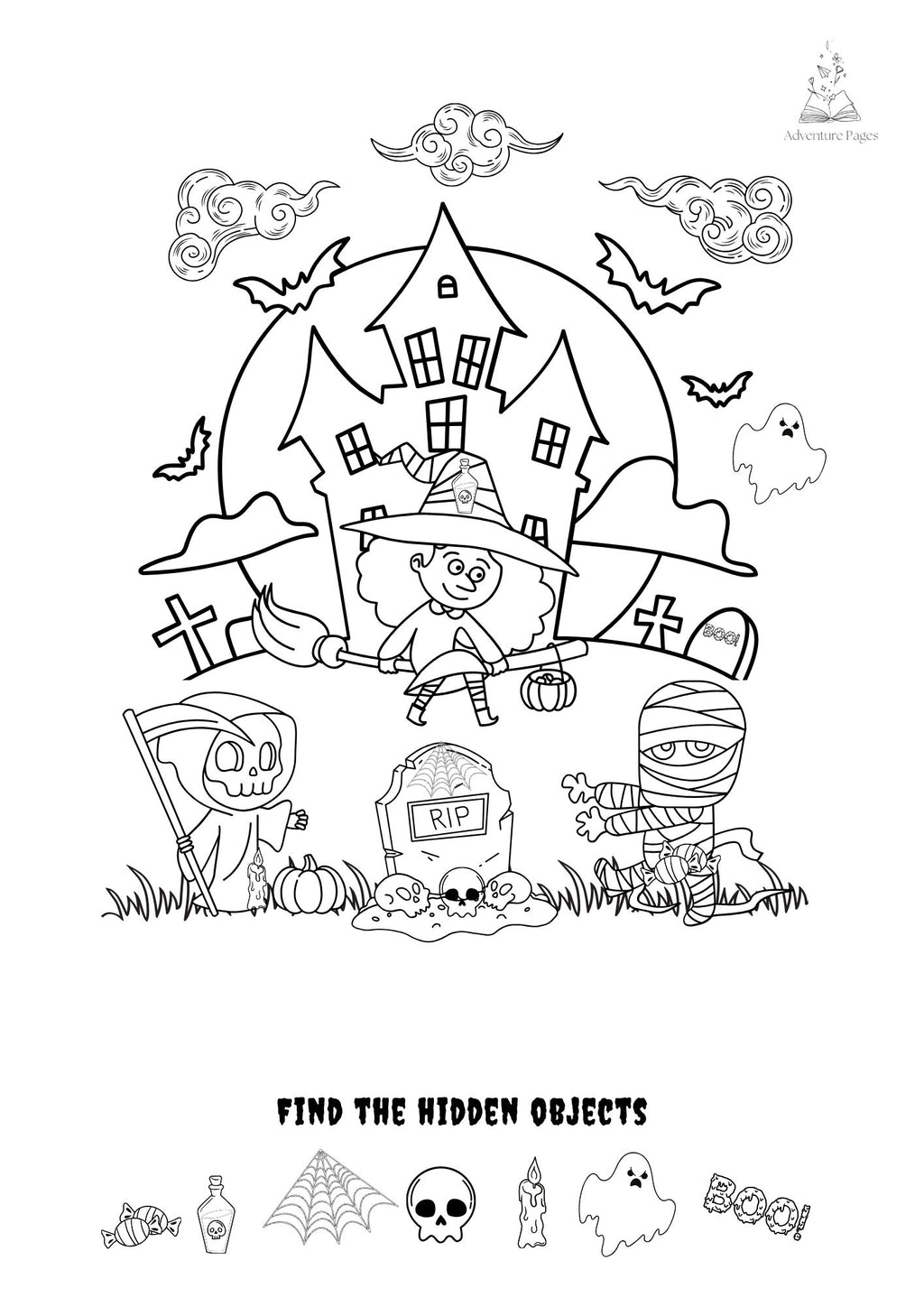 Halloween Activity Pages