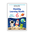 Adventure Pages Month 6: Space Adventures | Space themed Preschool Activities | Printable Space themed Worksheets | Ages 3–5