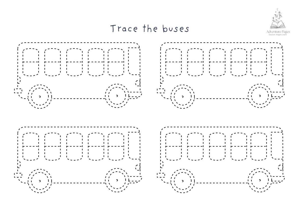 Road Trip Activity Pages