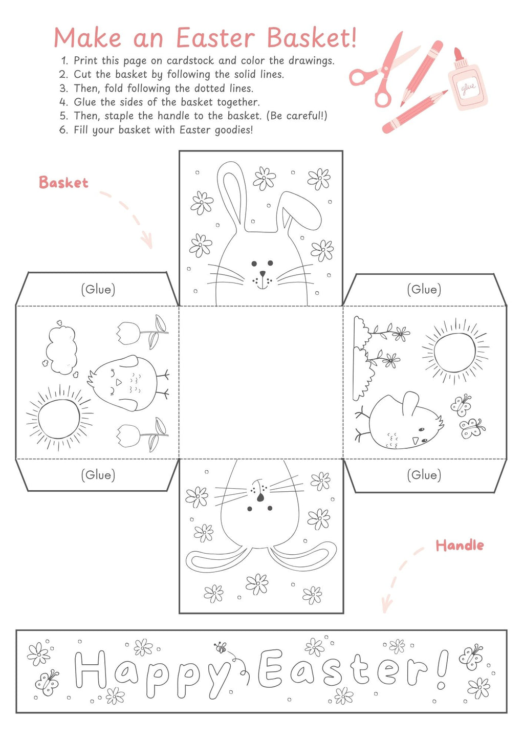 Easter Activity Pack For Kids | FREE