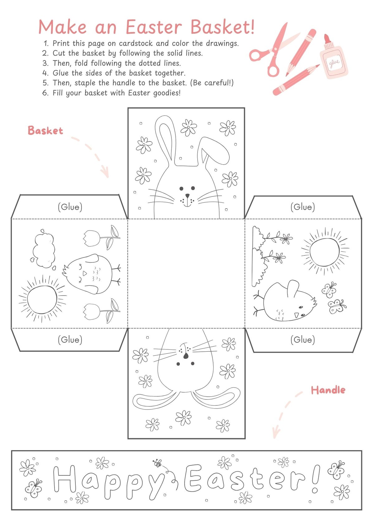 Easter Activity Pack For Kids | FREE