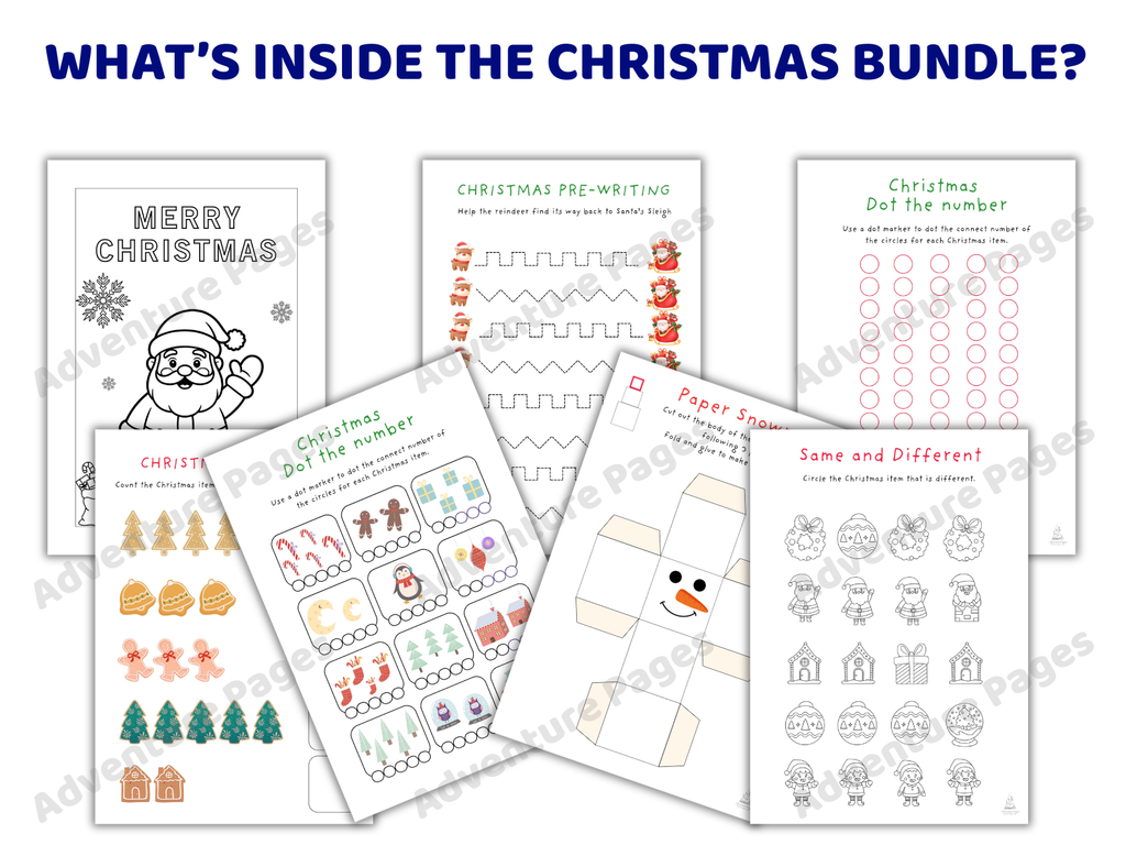 Christmas Activity Pages