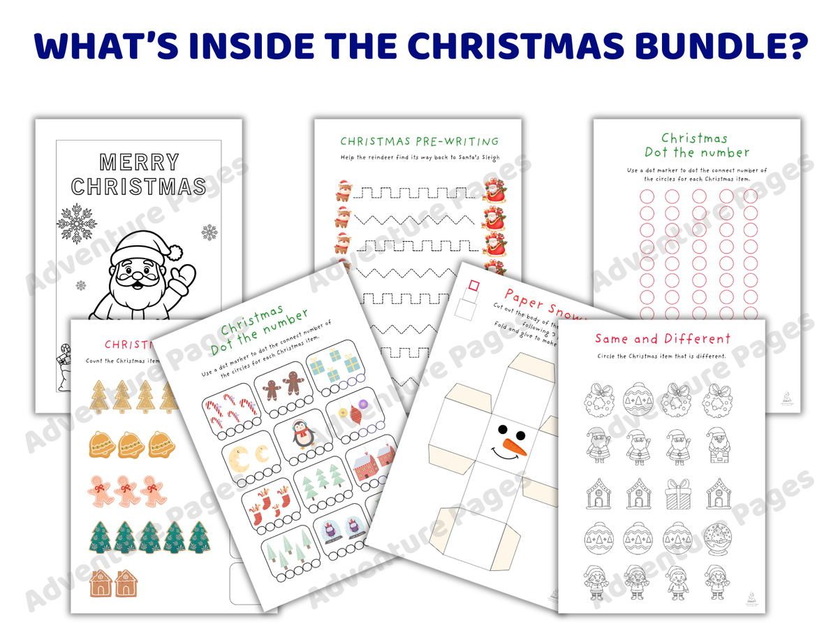 Christmas Activity Pages