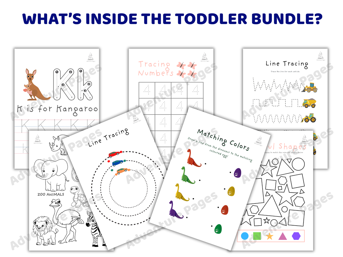 Toddler Bundle (Ages 3 -5)